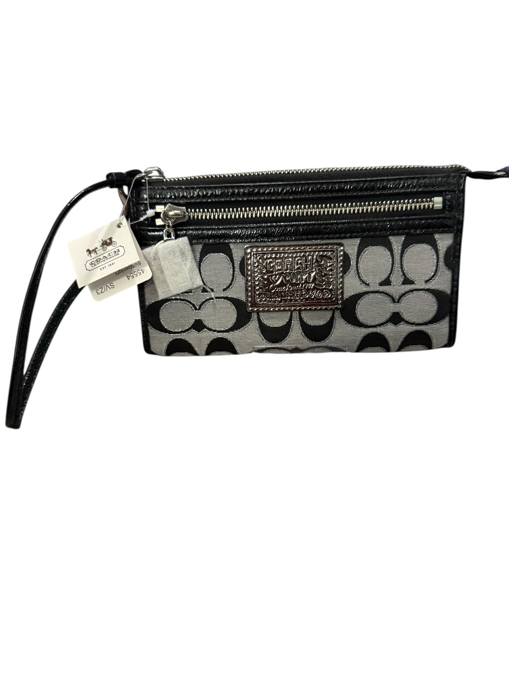 Coach Poppy Lurex Slim Zip Wallet (NWT)